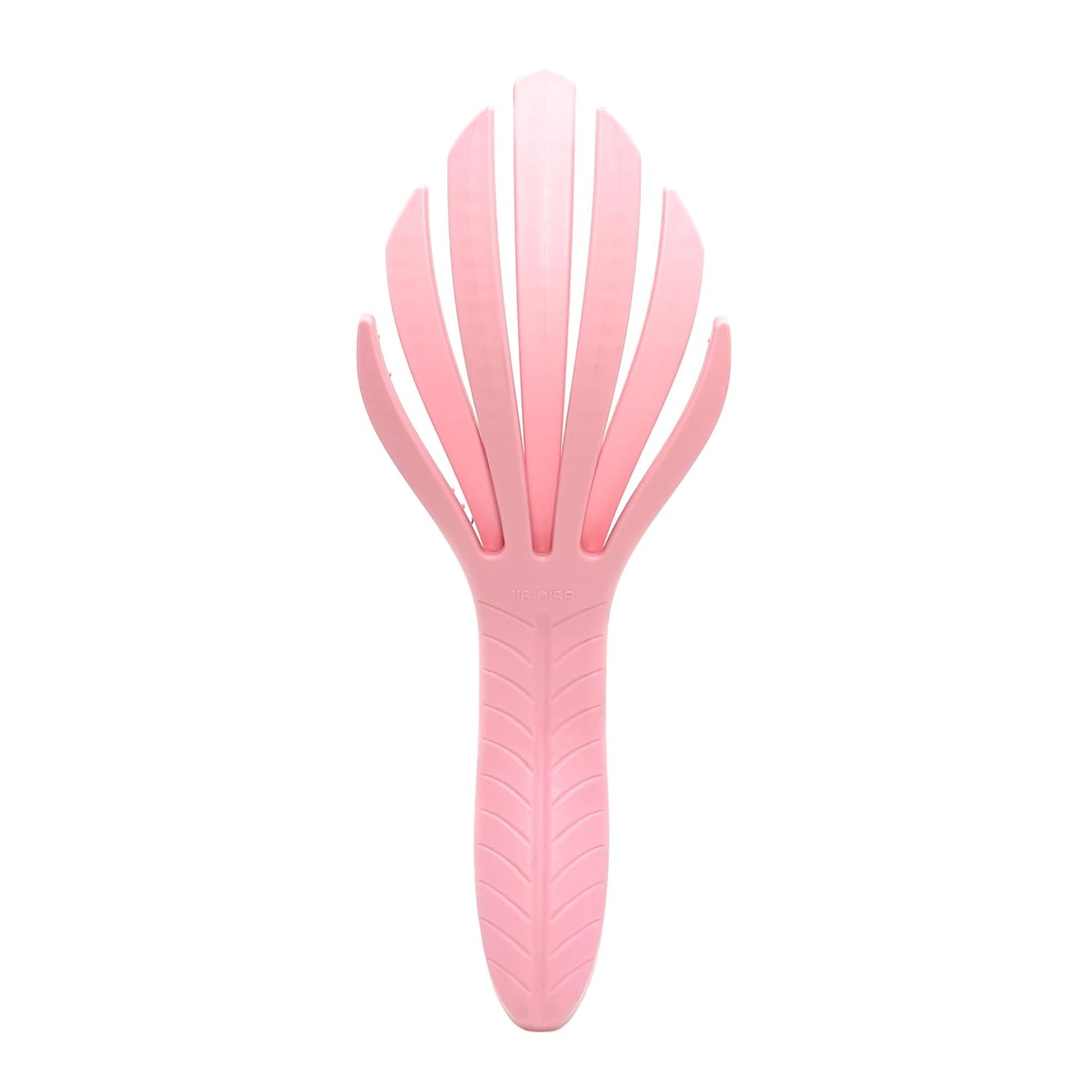 finger-like flexible prongs that bend to match individual curl type