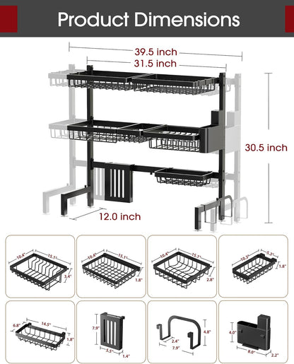 fingerprint-proof, wipe-clean surface; step-by-step illustrated assembly included