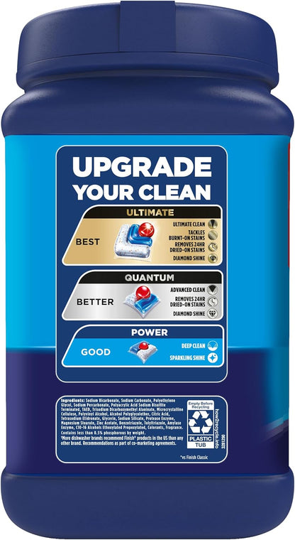 Finish Classic Dishwasher Pods 84 ct. – Family-Safe Suburban Kitchen, No-Touch Dishwasher Detergent Pods