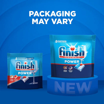 Finish Power Dishwasher Pods for Sustainable Homes, Water-Saving Formula for Mindful Households