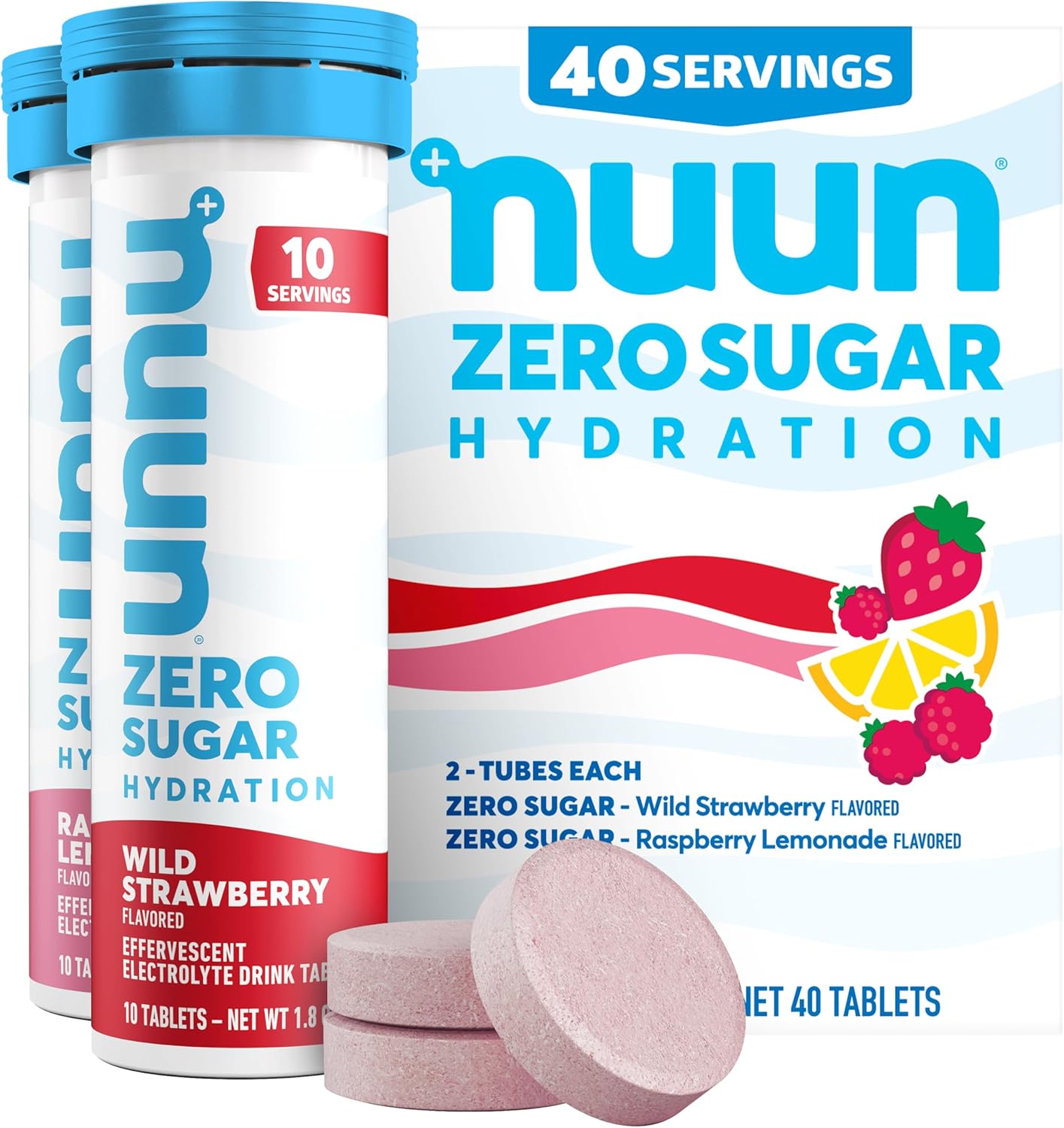 five electrolytes per tablet: 200 mg sodium, 125 mg potassium, 75 mg chloride, 30 mg calcium, 20 mg magnesium