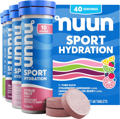 five essential electrolytes per tablet: 300mg sodium, 150mg potassium, 40mg chloride, 25mg magnesium, 13mg calcium
