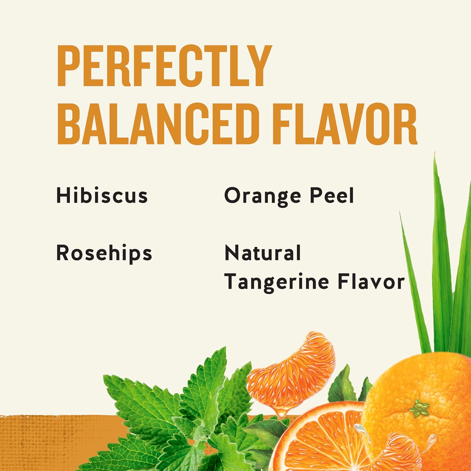 five flavor varieties in the zinger family: tangerine orange, lemon, red (hibiscus-cinnamon), raspberry, and wild berry