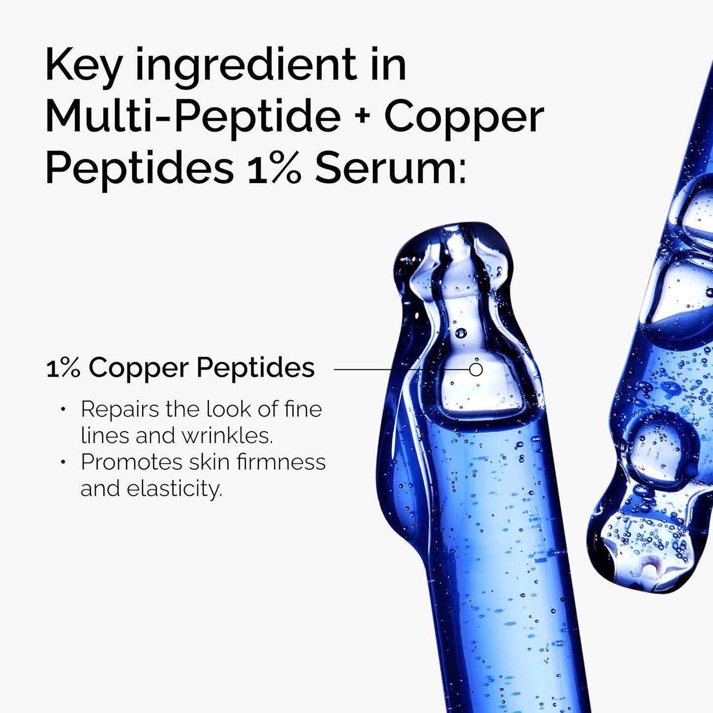 five peptide technologies blended into one serum, including matrixyl