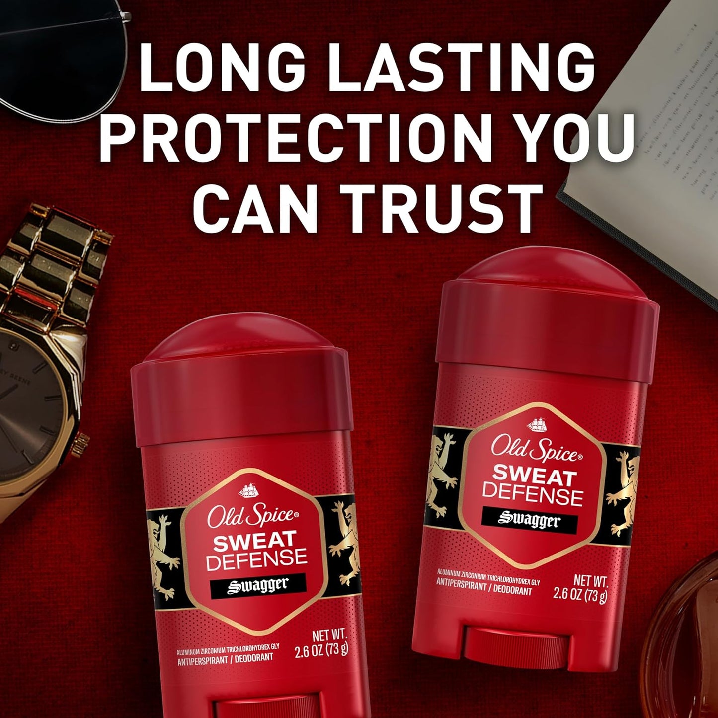 five scent variants available: swagger, pure sport, fresh, fiji, and deep sea