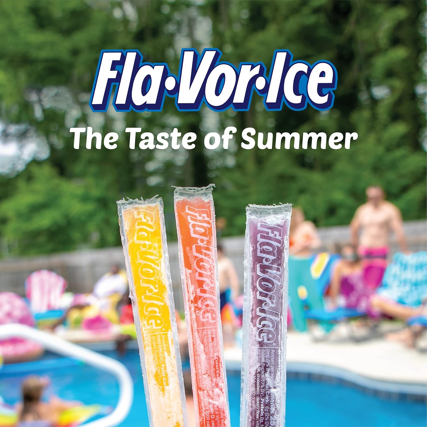 Fla-Vor-Ice Freezer Bars – Kid-Safe After-School Frozen Snack for the Playroom and Kitchen Freezer, 100 Count Variety Pack