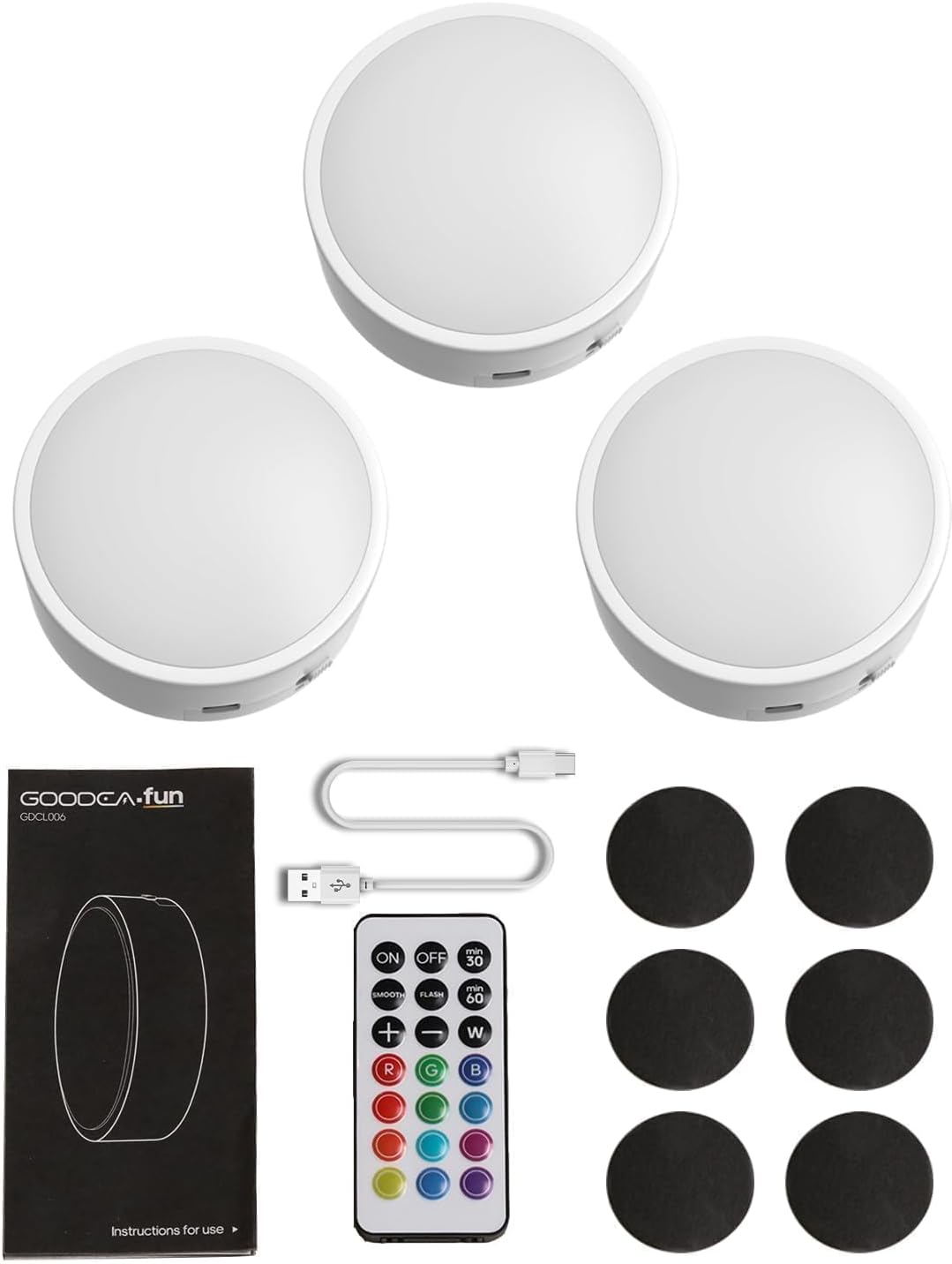 Flameless LED Puck Lights with Timer — Safe, Cool-to-Touch Night Lighting for Kids' Bedrooms and Nurseries