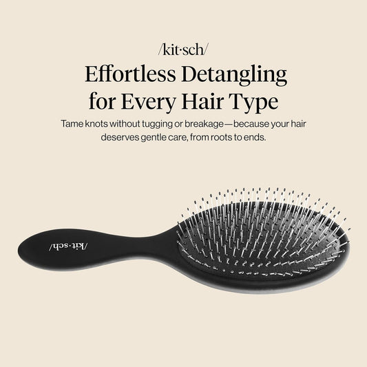flexible bristles that flex on tangles and massage the scalp