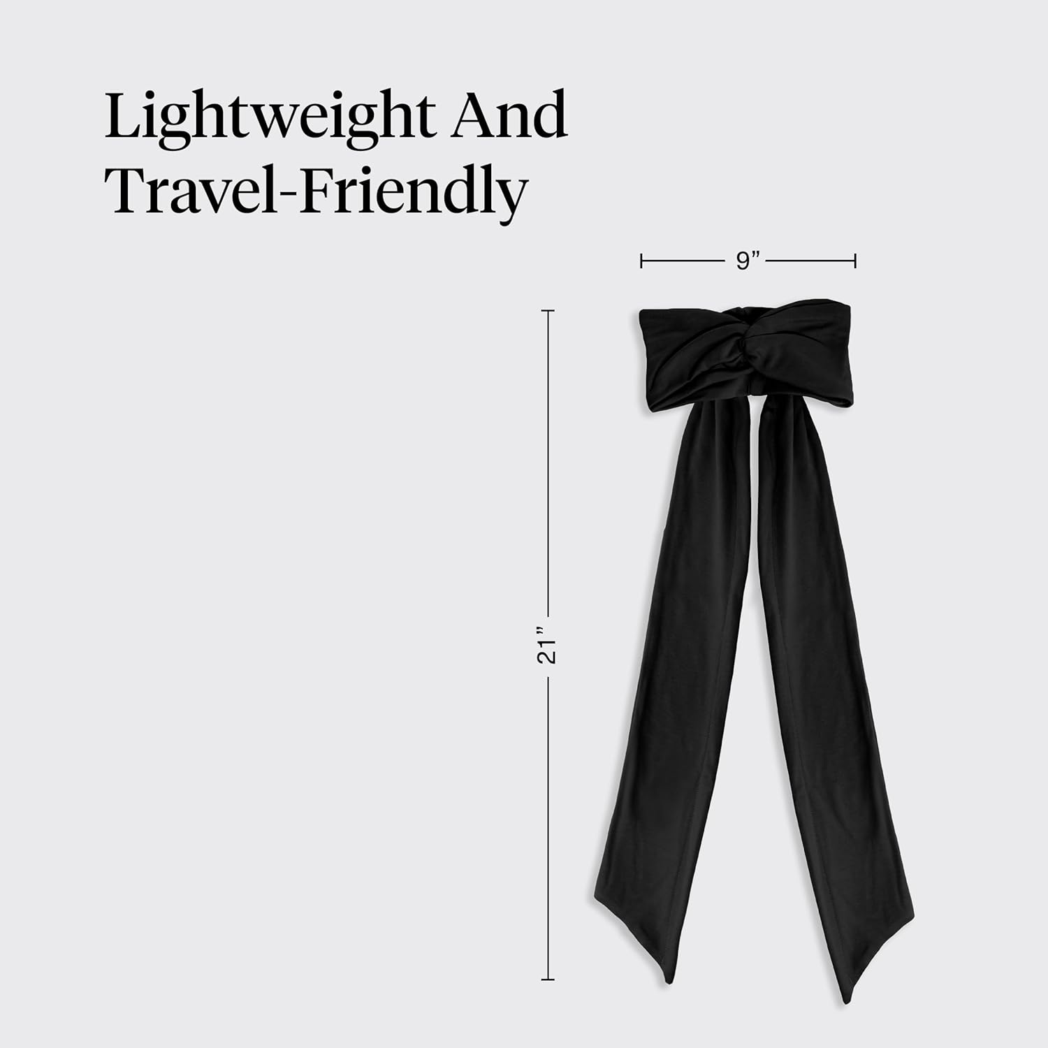 flexible fit engineered for both short and long hair lengths
