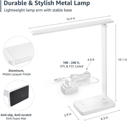 flexible, foldable arm and top light bar for precise directional focus and compact storage