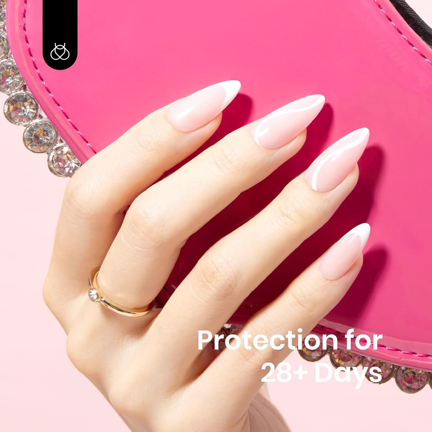 flexible rubber base texture that bends with the nail to prevent cracking and brittleness