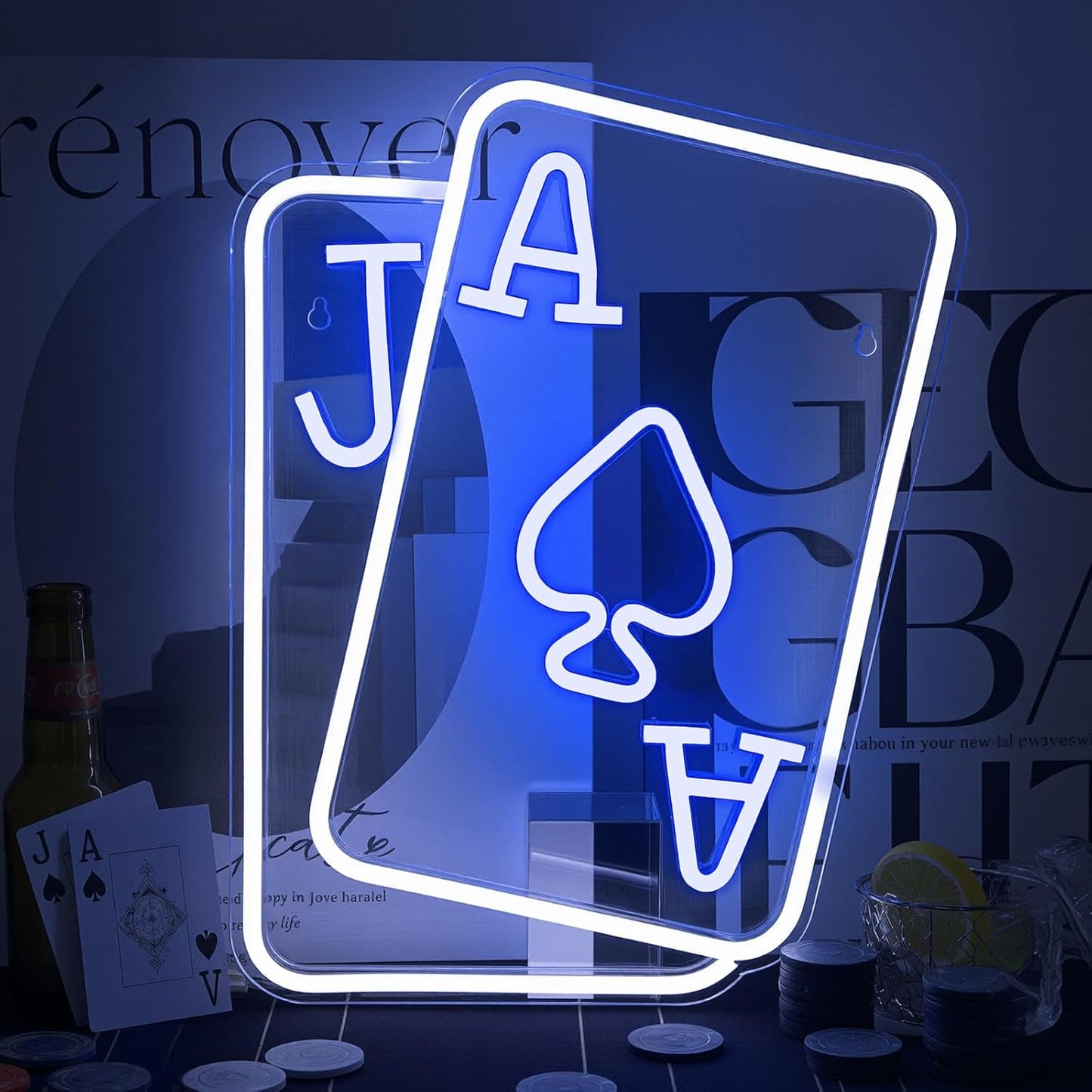 flexible silicone led strip mounted on a lightweight acrylic backplate
