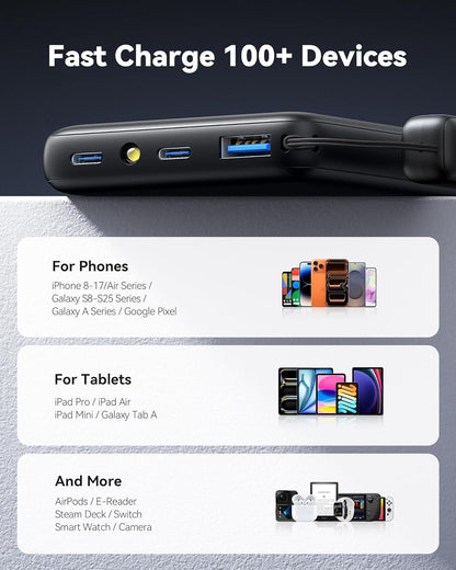 flight-safe 10000mah rating compliant with airline carry-on limits