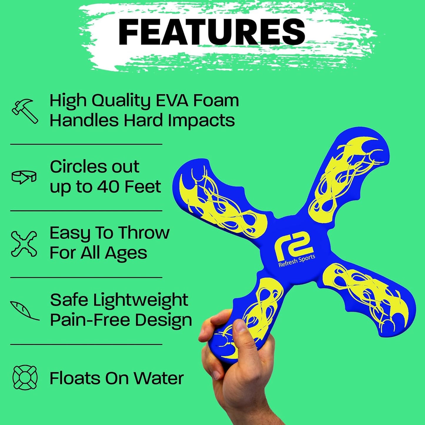 floats on water and impact-safe for pool and beach play