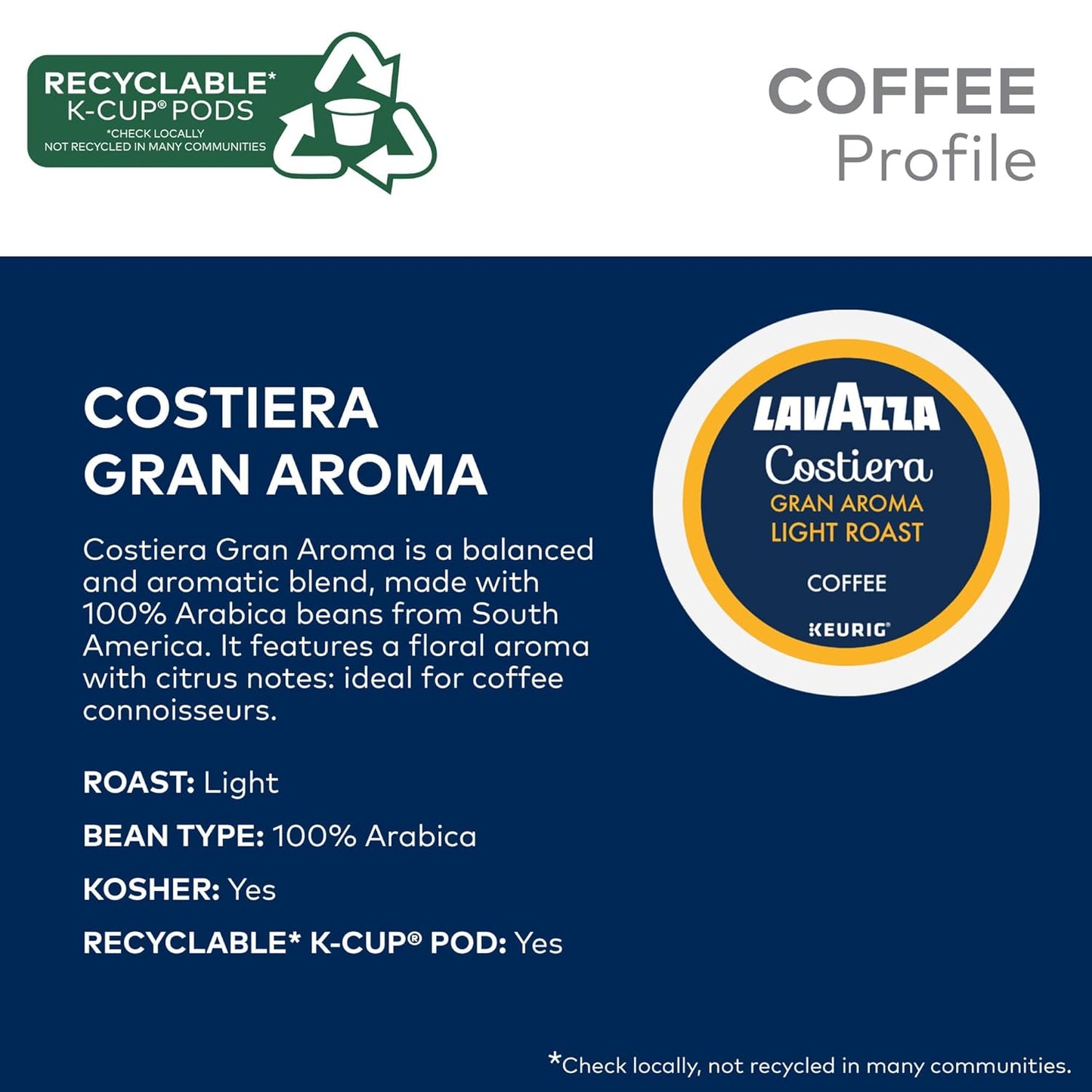 floral aroma and citrusy flavor profile (gran aroma blend)