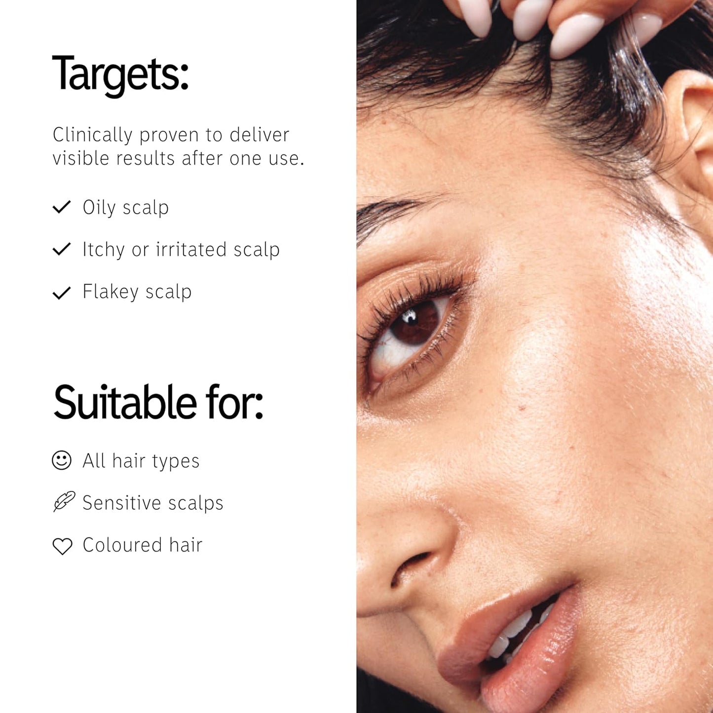 fluidipure 8g active to reduce scalp redness alongside exfoliation