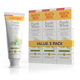 Burt's Bees Purely White Fluoride-Free Toothpaste – Zen Peppermint for a Mindful Morning Oral Care Ritual, 4.7 oz
