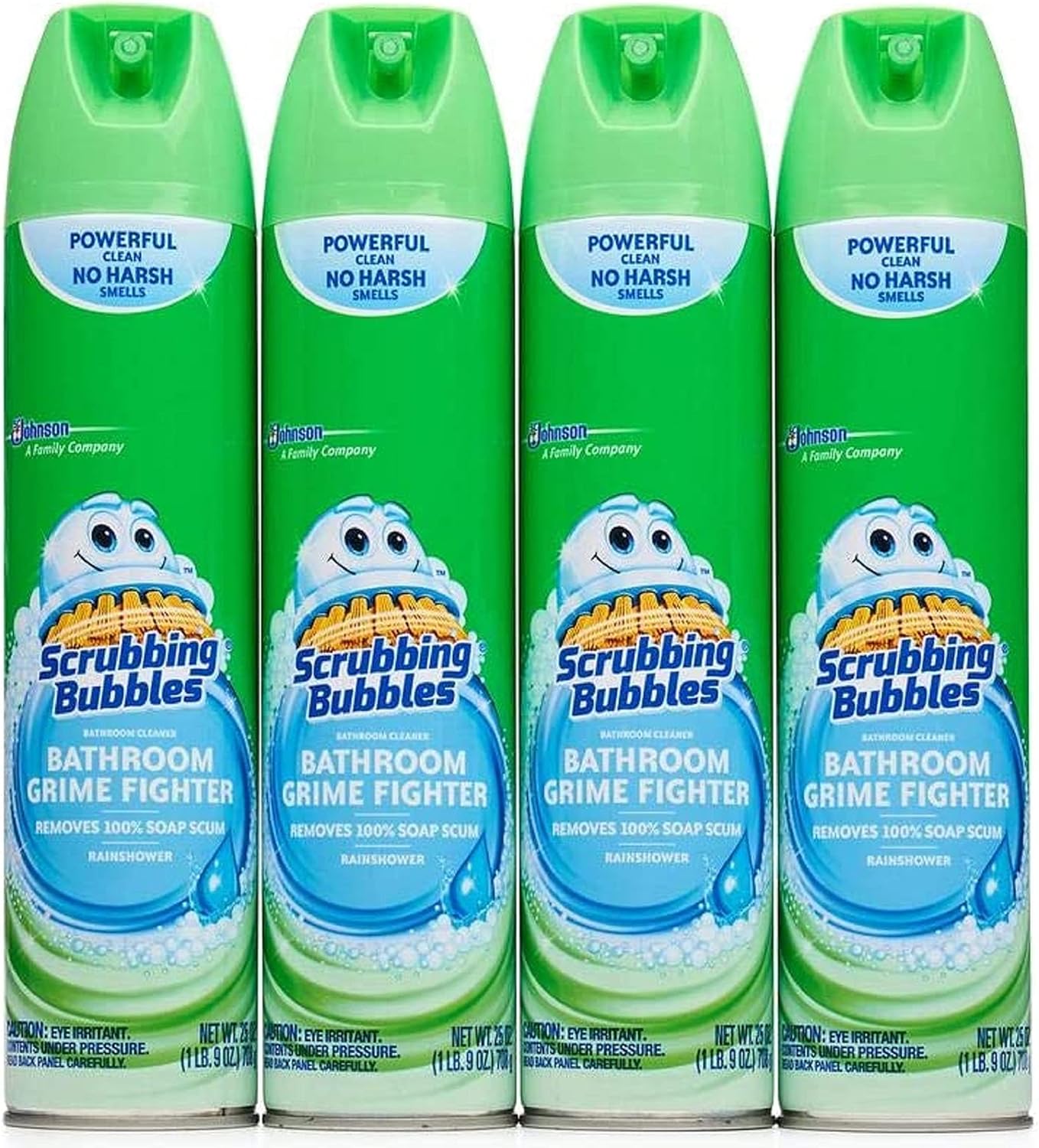 foam-formula spray that adheres to vertical tile and tub surfaces