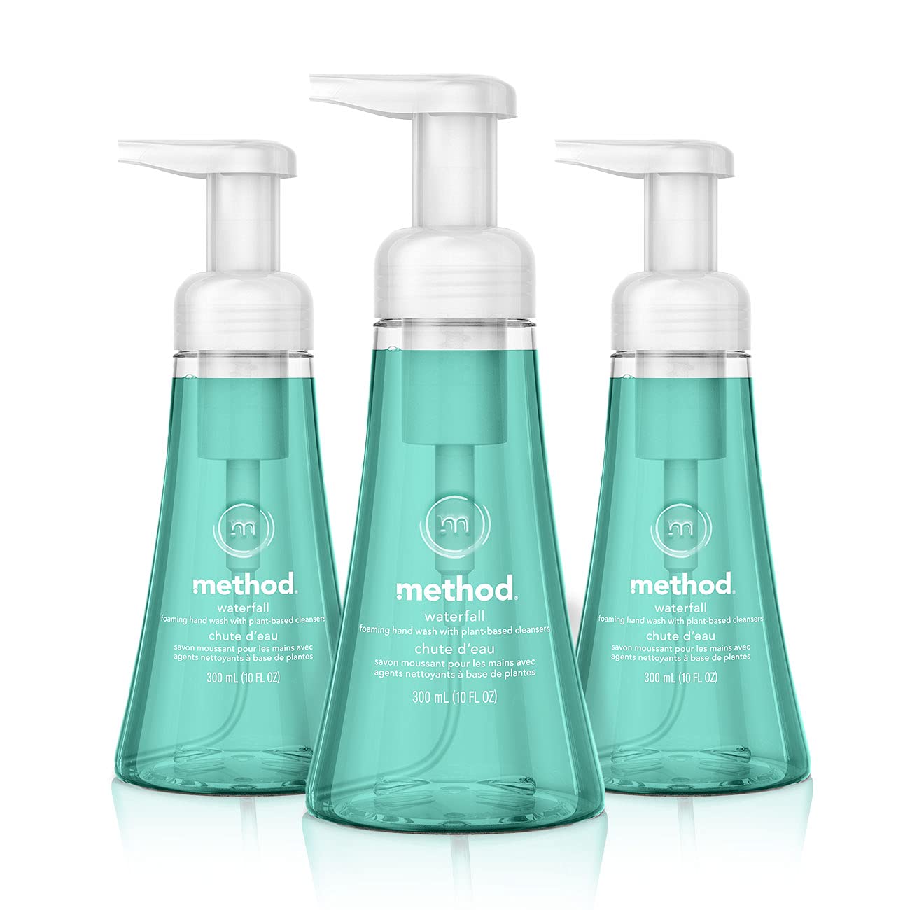 foam pump-bottle format that delivers pre-lathered, ready-to-use suds