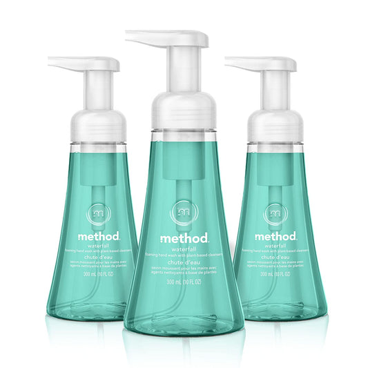foam pump-bottle format that delivers pre-lathered, ready-to-use suds
