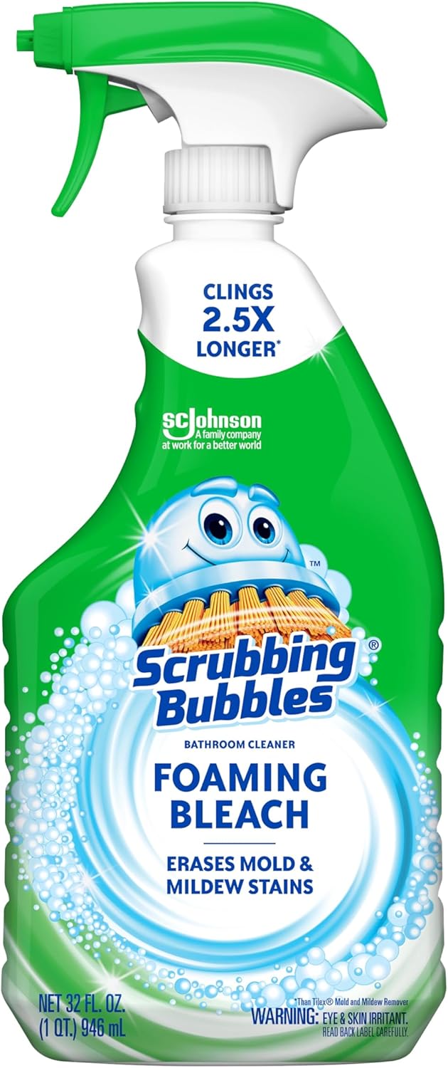 foaming bleach formula that penetrates and lifts mold/mildew stains