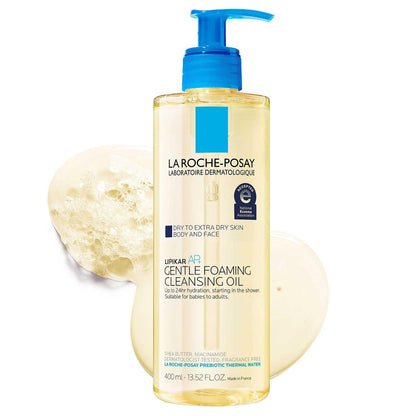 foaming cleansing oil formula that gently lifts dirt and debris
