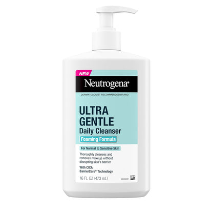 foaming lather formula that lifts oil, dirt, and makeup while rinsing clean