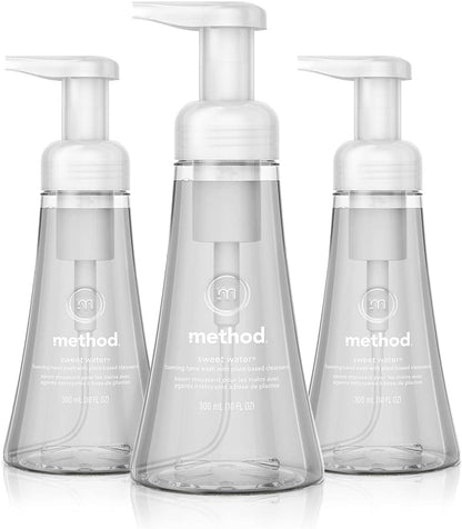 foaming pump-bottle dispenser that pre-lathers soap for a quick, mess-free wash