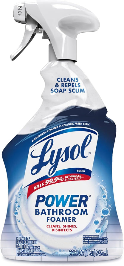foaming spray applicator that clings to vertical surfaces for no-scrub cleaning