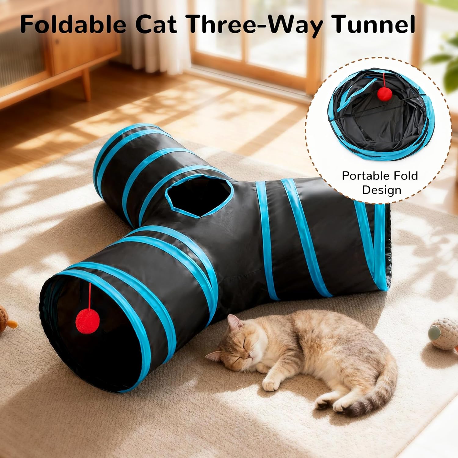 folds flat in seconds for storage and travel; each tube is 10 inches tall and 17 inches deep