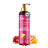 Mielle Organics Pomegranate & Honey Shampoo – Type 4 Curly Hair Wash Day Ritual for Deep Hydration