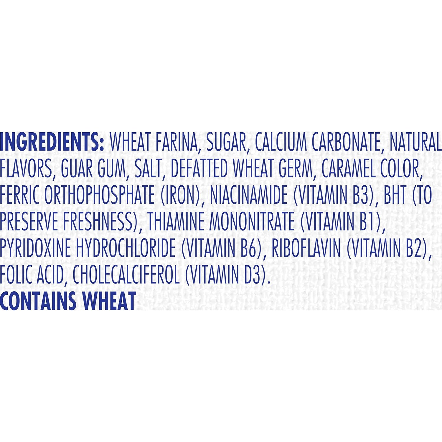 fortified with iron, calcium, vitamin d, and 6 essential vitamins