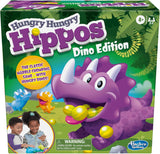 Hasbro Hungry Hungry Hippos Dino Edition – Safe Preschool Playroom Activity for Kids Ages 4 and Up