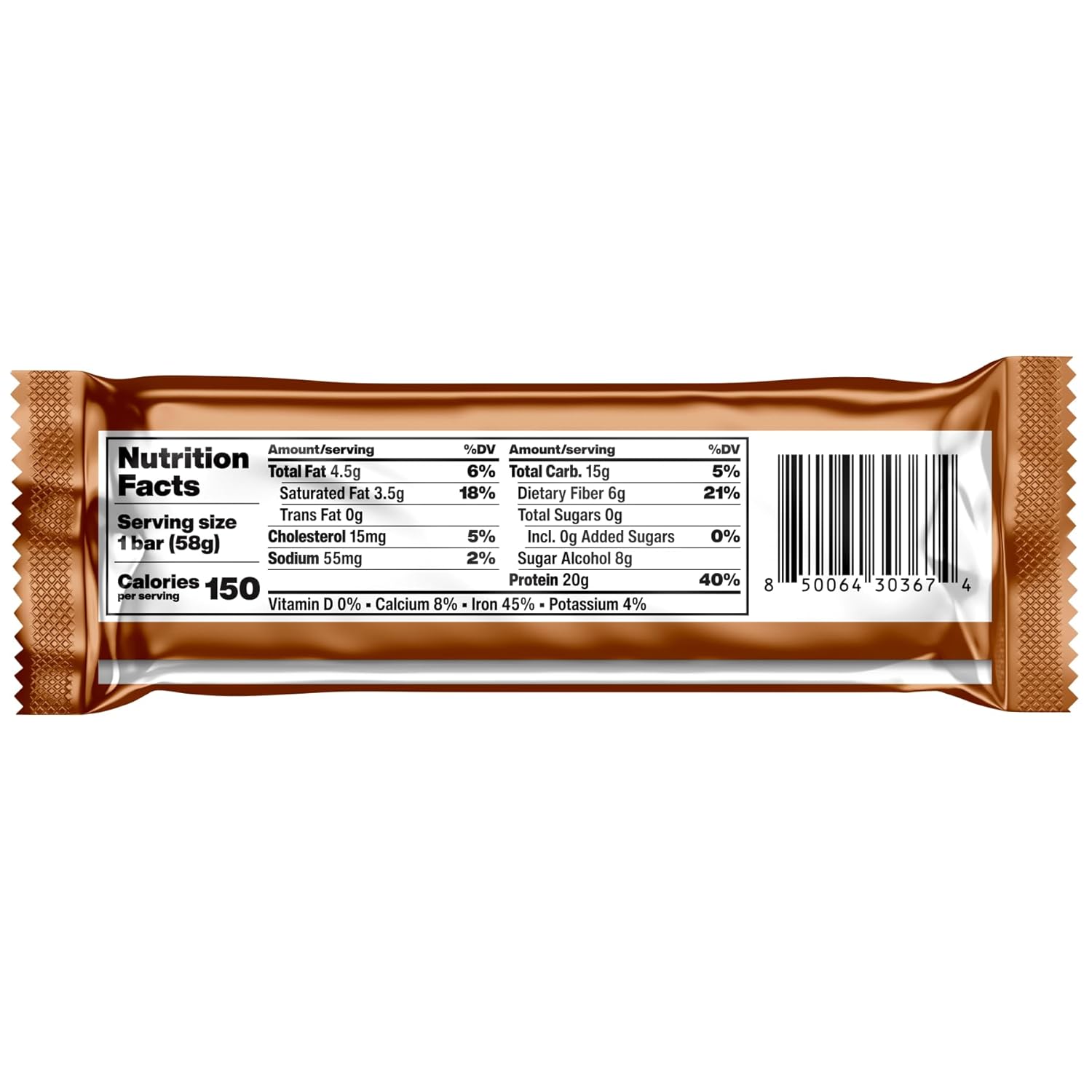 four flavor variants across the product line: peanut butter chocolate, double chocolate, cookie dough caramel, and s'mores