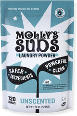 Molly's Suds Original Laundry Detergent Powder | Gentle Baby Laundry Soap for Nursery Clothes, Cloth Diapers, and Toddler Bedding | Residue-Free Sensitive Skin Formula