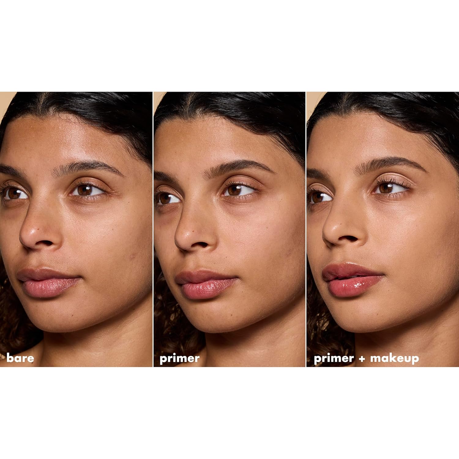 four variants spanning sheer tint, radiant beige tint, matte white, in 0.47oz and 1.01oz sizes including 2-pack