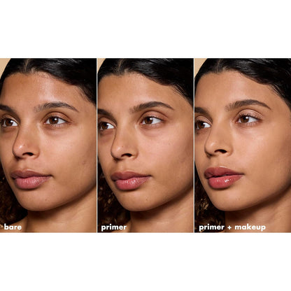 four variants spanning sheer tint, radiant beige tint, matte white, in 0.47oz and 1.01oz sizes including 2-pack