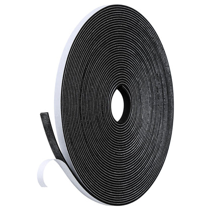 Fowong Foam Weather Stripping – Study Nook and Garage Office Soundproofing Seal, Self-Adhesive Door Frame Insulation, White
