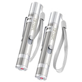 TBTeek Interactive Cat Laser – Pet-Sitter Approved Gift, Stainless Steel Pocket-Size Play Kit