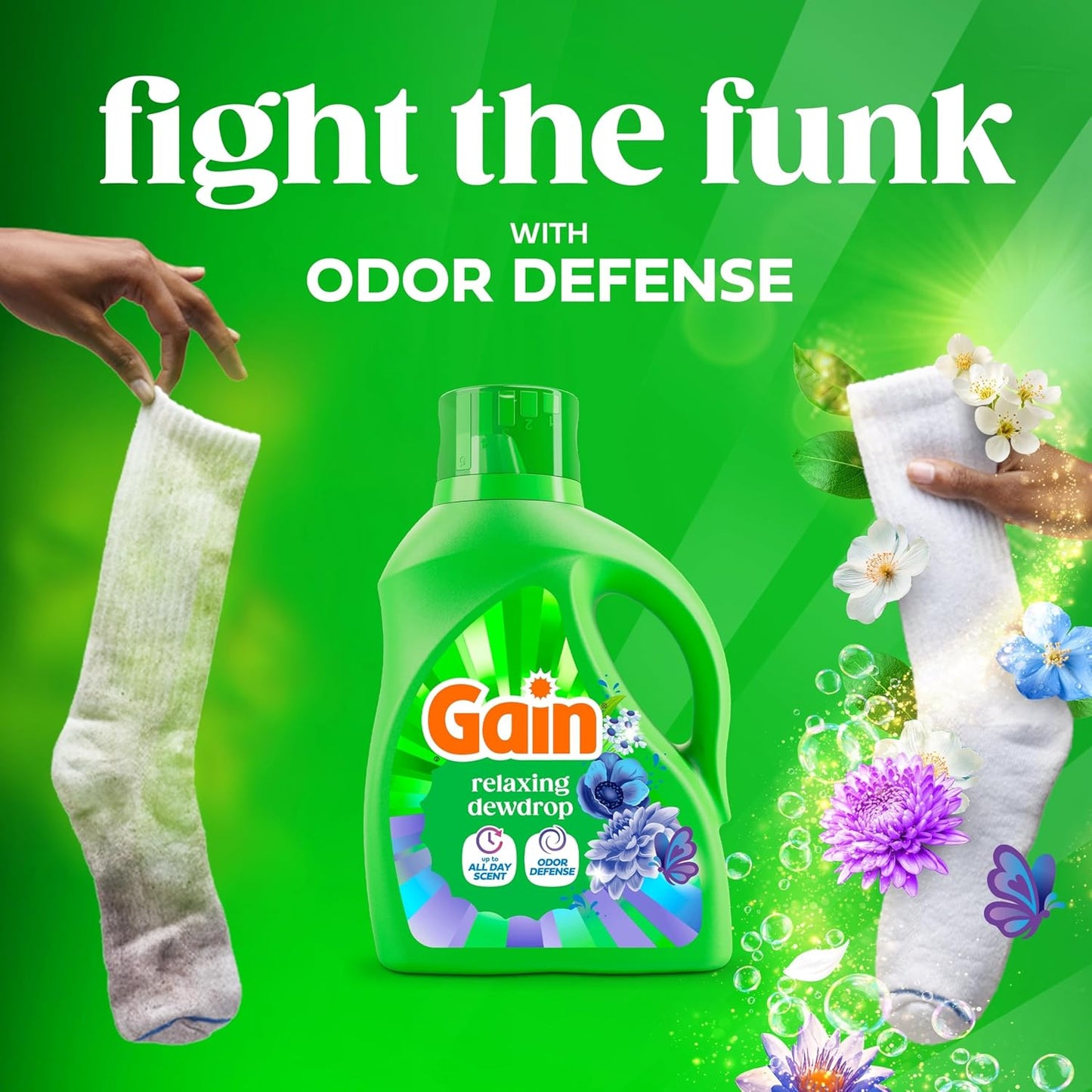 fragrance capsule technology that releases scent throughout the day after washing