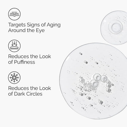fragrance-free formulation safe for sensitive eye-area skin