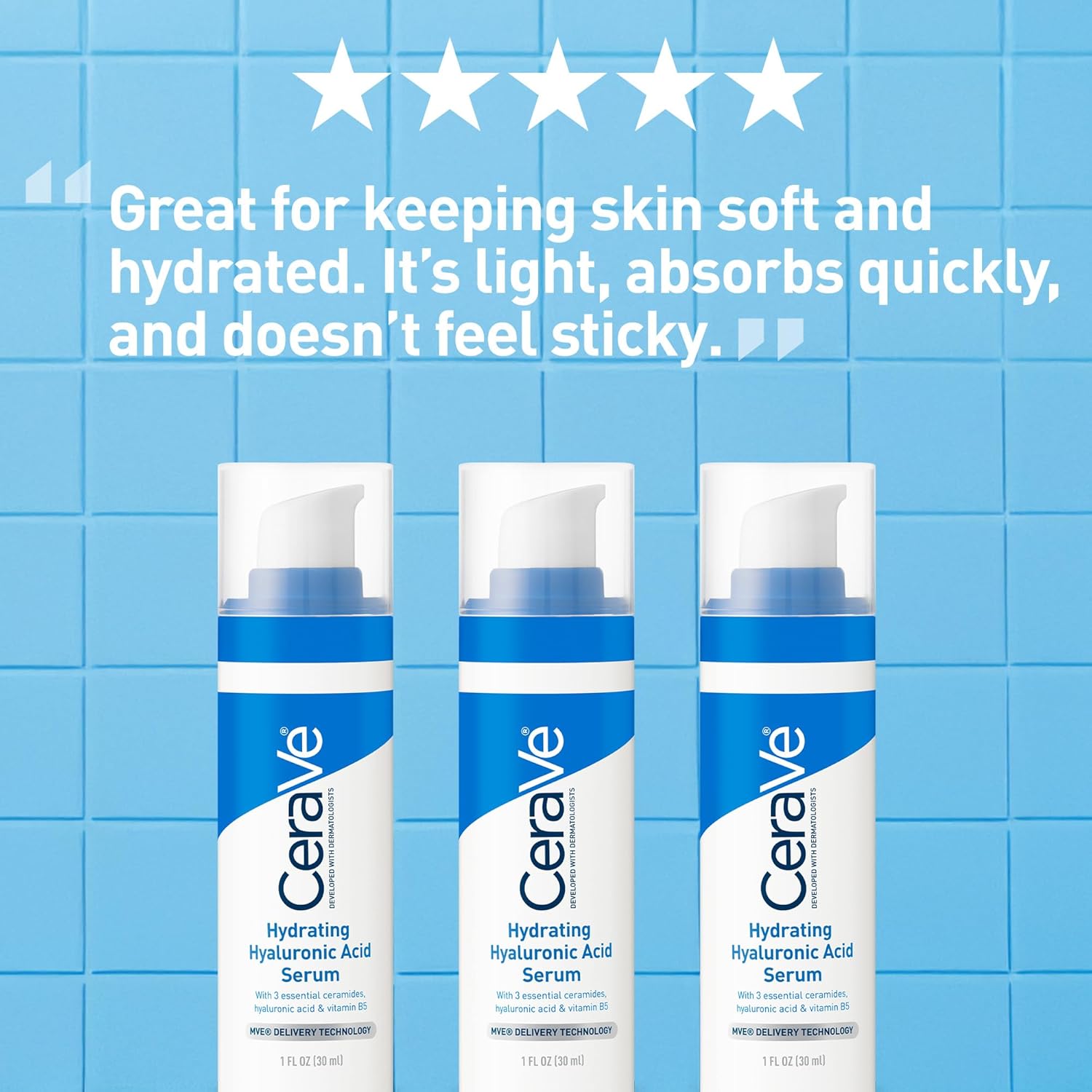 fragrance-free, lightweight gel-serum texture in a 1 oz bottle