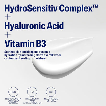 fragrance-free, non-comedogenic formula clinically tested on sensitive skin