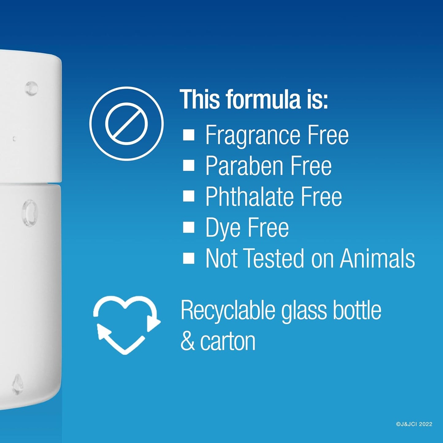 fragrance-free, paraben-free, phthalate-free, and dye-free formula