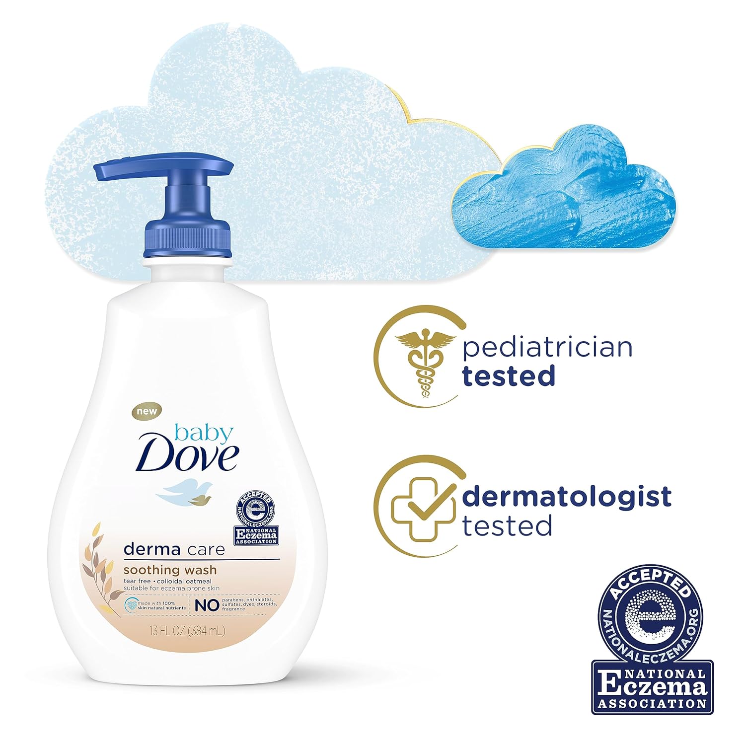fragrance-free, paraben-free, phthalate-free, sulfate-free, dye-free, and steroid-free