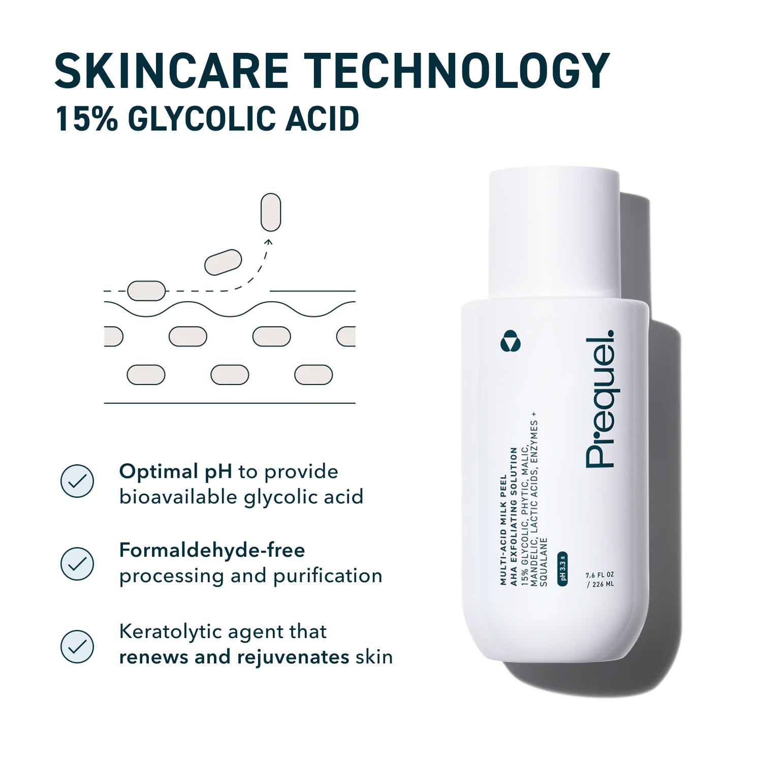 fragrance-free, ph-stabilized formulation tested for purity and efficacy