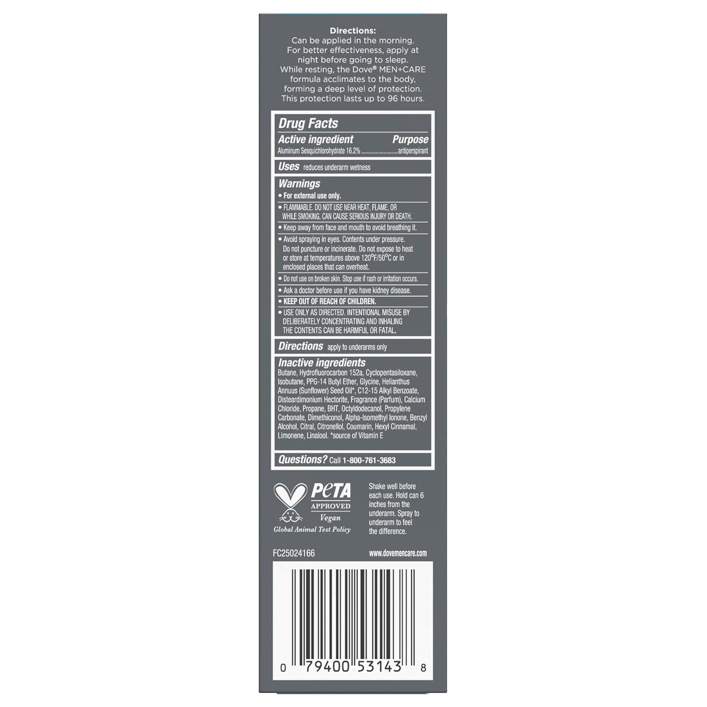 free-from formulation: no parabens, dyes, or baking soda