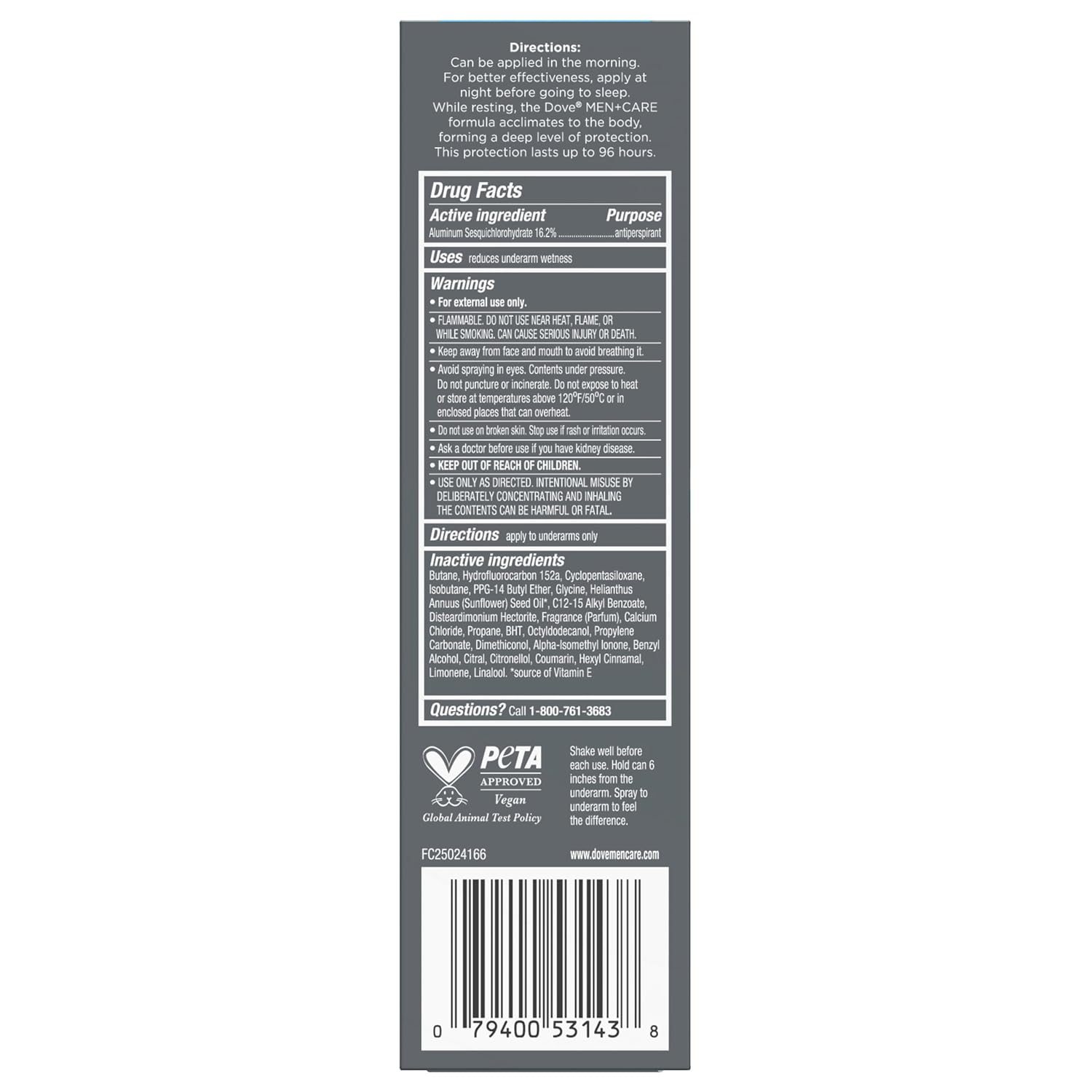 free-from formulation: no parabens, dyes, or baking soda