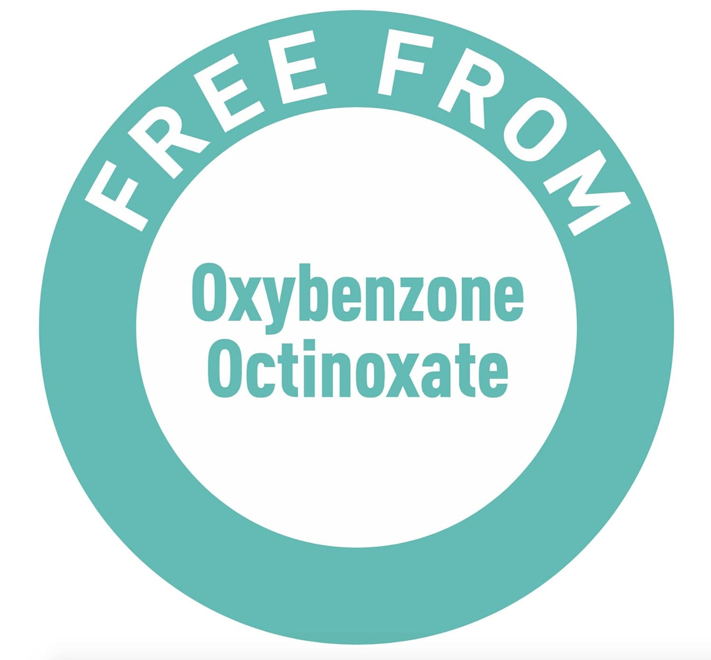 free from oxybenzone and octinoxate