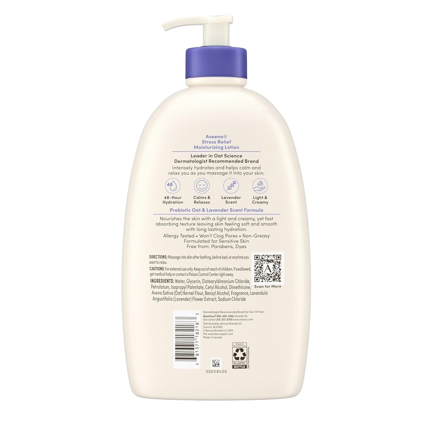 free from parabens, dyes; allergy tested and non-comedogenic